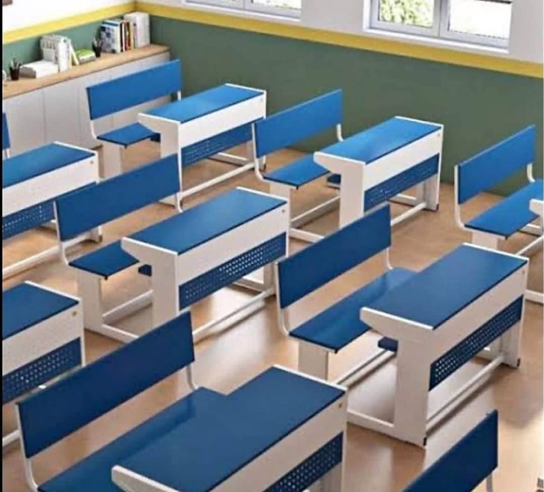Benches and modern desks