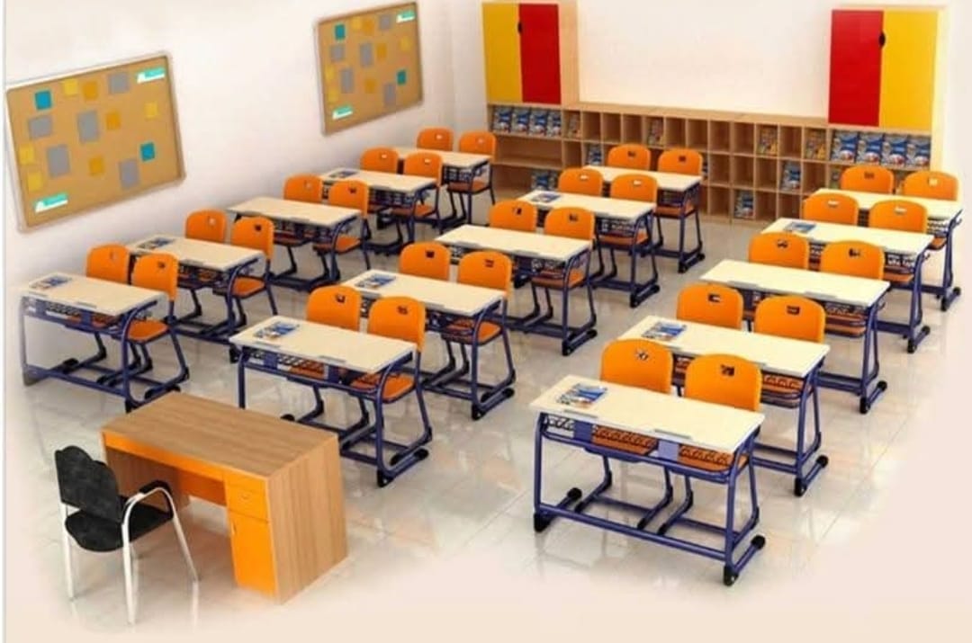 Benches and modern desks